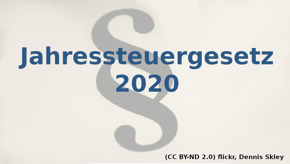 Jahressteuergesetz 2020